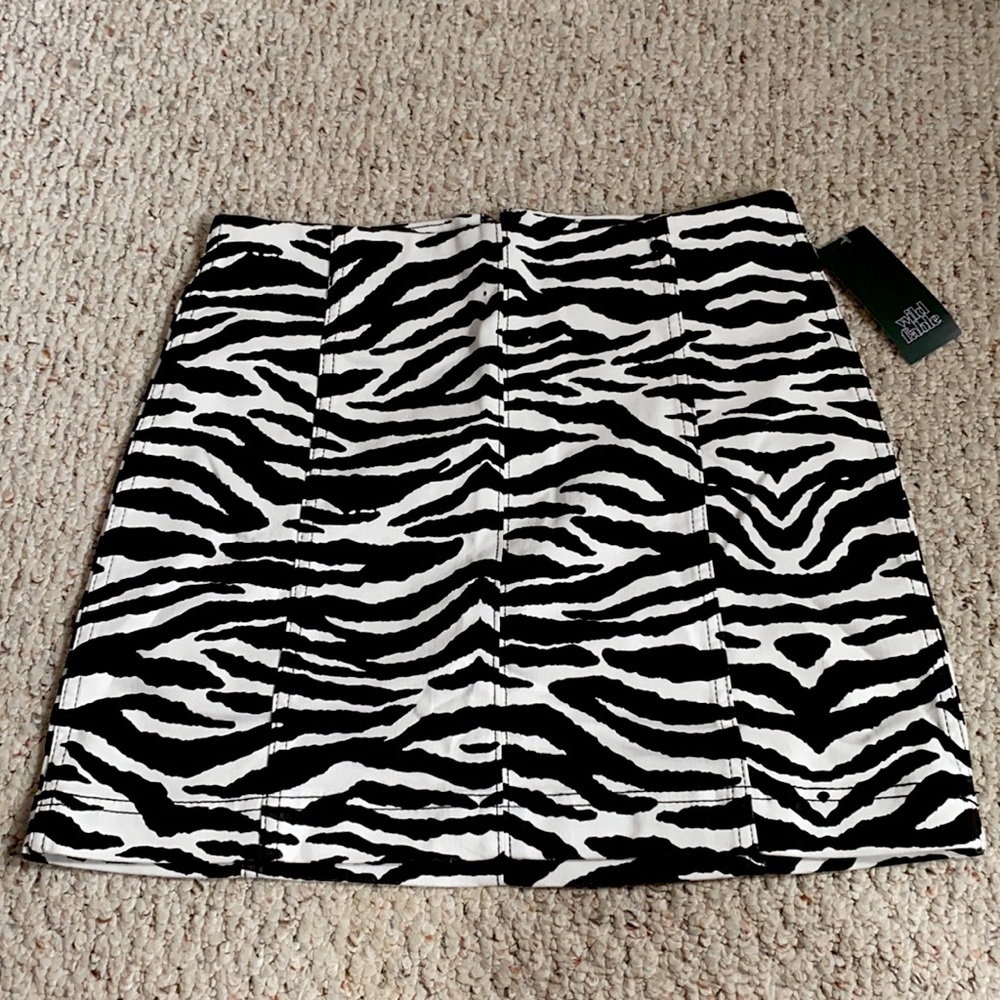 Zebra skirt